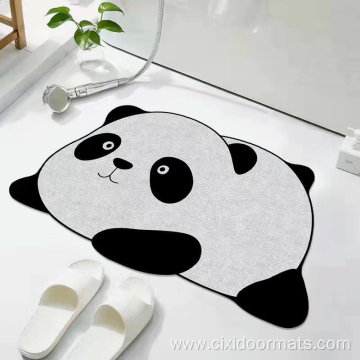 Irregular Soft Cartoon Cute Non-slip Bath Mat